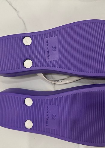 Mor Kadın Dolgu Topuk Terlik - Görsel 2