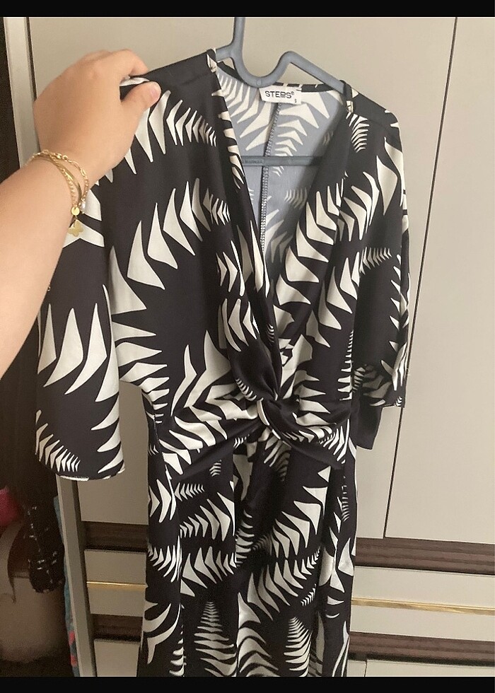 Saten elbise - Görsel 2