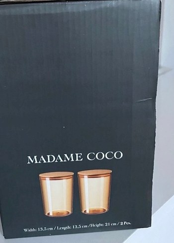 Madame Coco 2300ml 4 Parça Ahşap Kapaklı Saklama Kabı - Görsel 3
