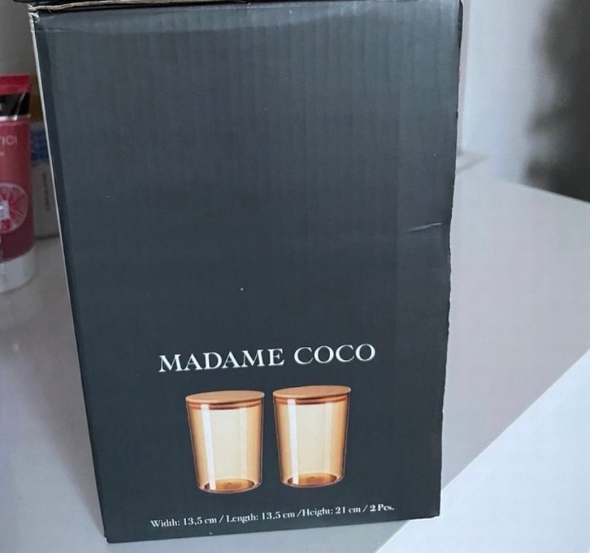 Madame Coco 2300ml 4 Parça Ahşap Kapaklı Saklama Kabı - Görsel 3