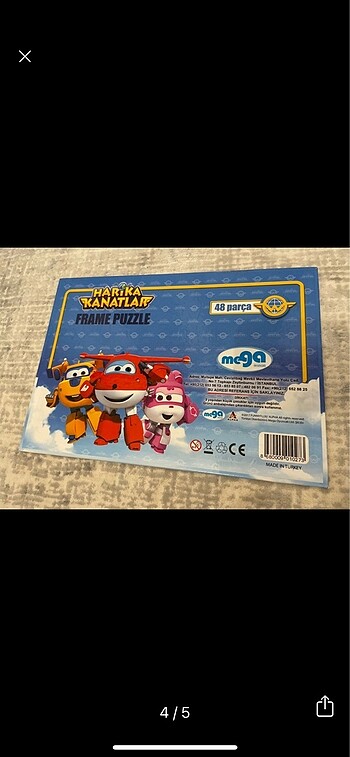 Beden Renk Eğitici Puzzle / çocuk puzzle / erkek çocuk puzzle