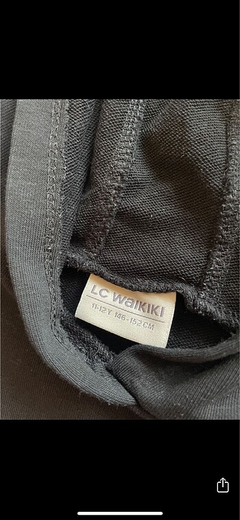 11-12 Yaş Beden siyah Renk Kız çocuk Sweatshirt/ kapüşonlu Sweatshirt