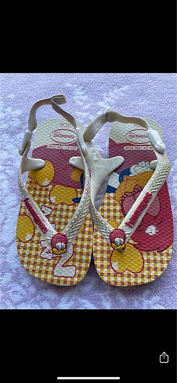 Kız çocuk sandalet / Kız çocuk terlik / havainas terlik