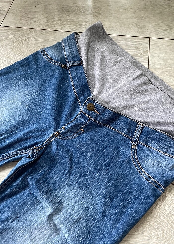 Hamile kot pantolon / Hamile Kapri / Hamile pantolon - Görsel 2