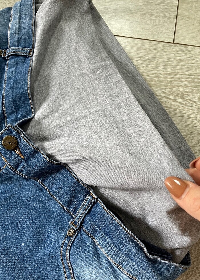 Hamile kot pantolon / Hamile Kapri / Hamile pantolon - Görsel 4