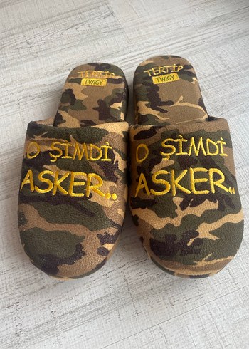 Asker terliği - Twigy Erkek Ev terliği - Görsel 5