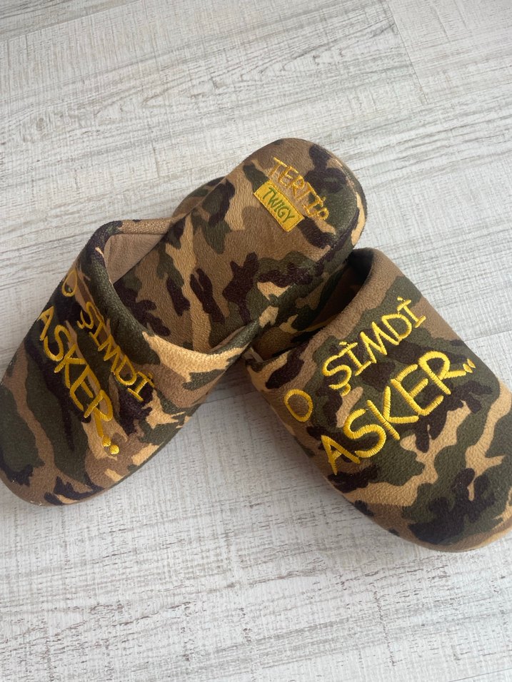 Asker terliği - Twigy Erkek Ev terliği - Görsel 2