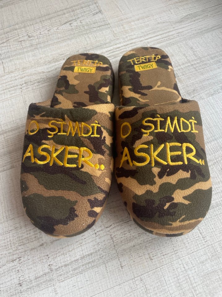 Asker terliği - Twigy Erkek Ev terliği - Görsel 5