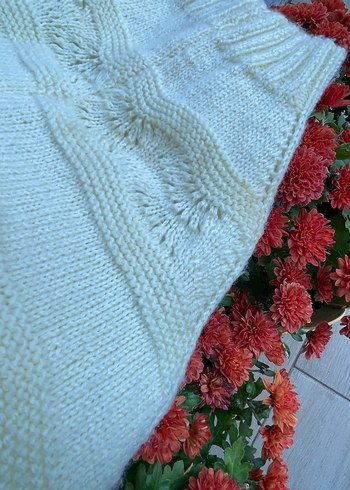 Kız çocuk Hırka / Kız Çocuk Panço / El Örgüsü - Görsel 5