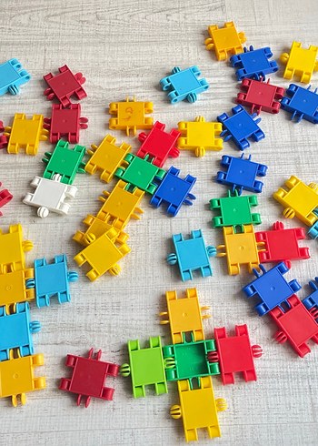 Beden Renk Zeka Geliştirici Lego Renkli Lego Parçaları Seti