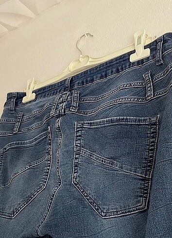 44 Beden DESENLİ KOT PANTALON
