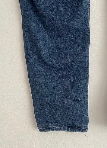 44 Beden mavi Renk DESENLİ KOT PANTALON