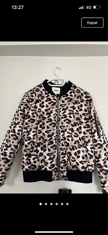 Koton leopar bomber