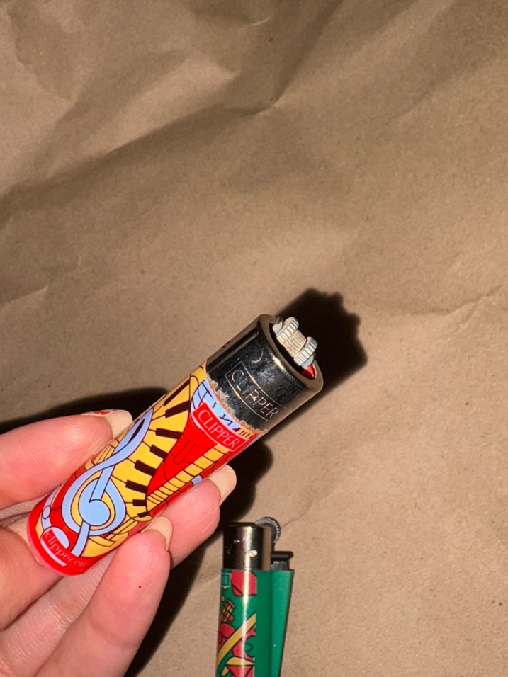 Müzik Temalı Renkli Clipper Çakmak Seti - Görsel 4