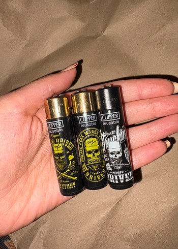 Siyah Clipper Çakmak Seti - Görsel 2