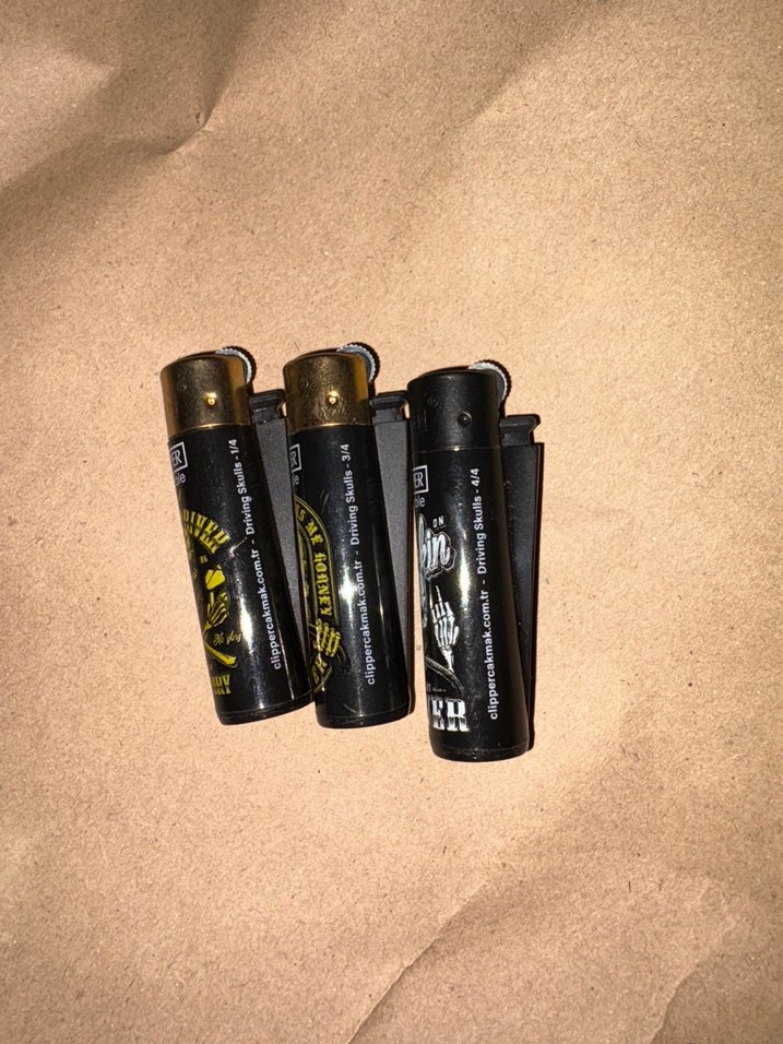 Siyah Clipper Çakmak Seti - Görsel 3