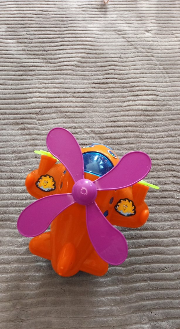 Renkli Turuncu Oyuncak Helikopter - Görsel 4