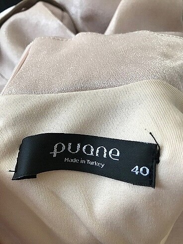 40 Beden ten rengi Renk Elbise