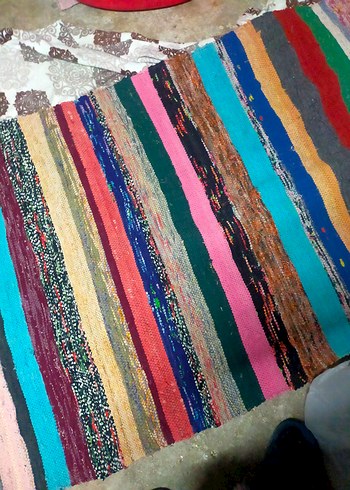  Beden Renkli Bohem Tarzı Desenli Kilim