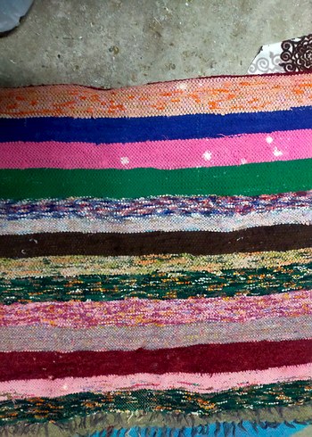 Renkli Bohem Tarzı Desenli Kilim