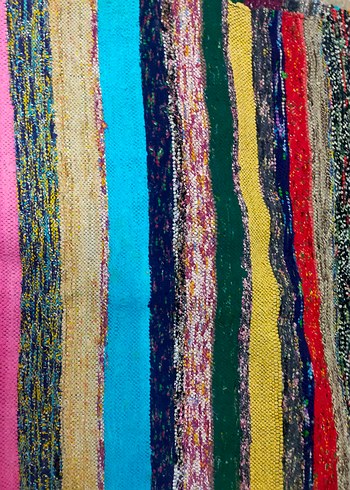 Diğer Renkli Bohem Desenli el dokuma kilim