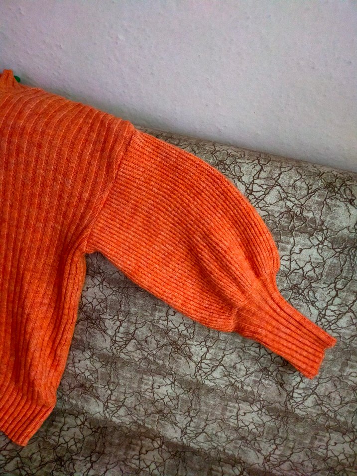 gri Kadın Boğazlı Triko Kazak - Görsel 5