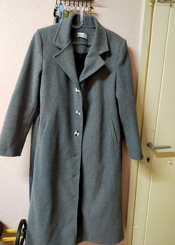 Gri Kuşaklı Uzun Kaban - Görsel 2