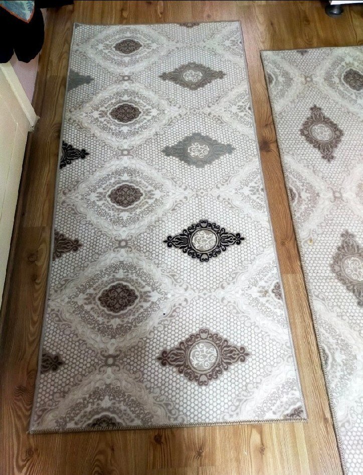 Klasik Desenli Kahverengi Halı - Görsel 5