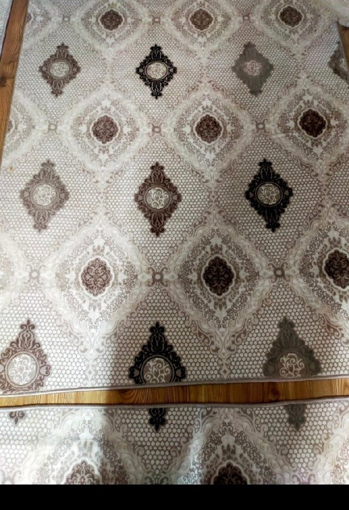 Klasik Desenli Kahverengi Halı - Görsel 3