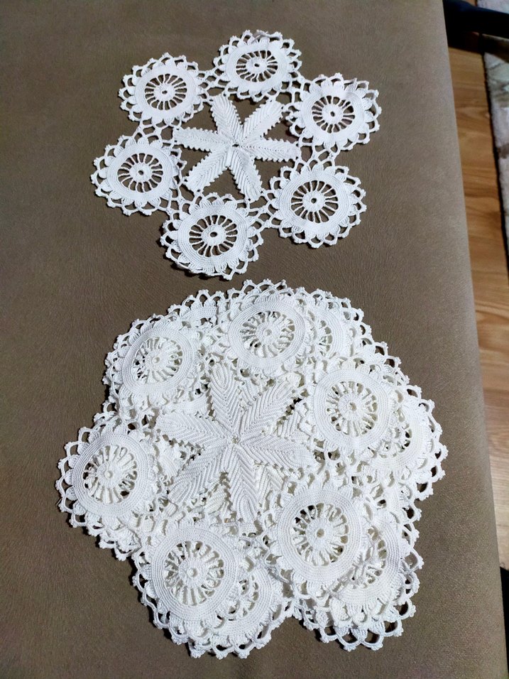 Beyaz Bohem El İşi Dantel Örtü - Görsel 5