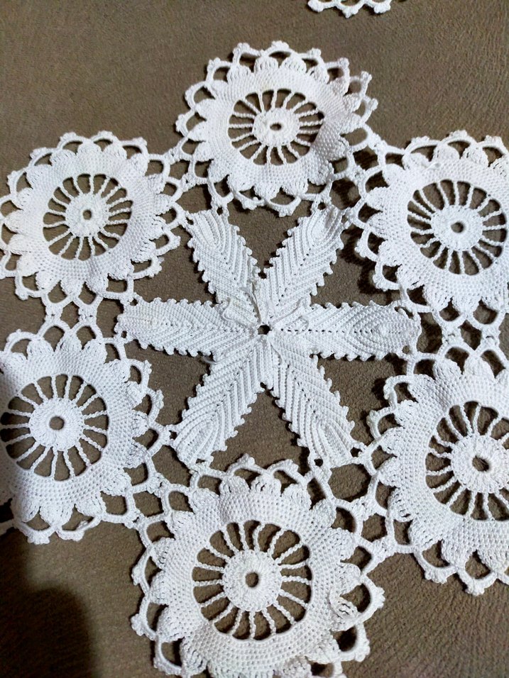 Beyaz Bohem El İşi Dantel Örtü - Görsel 3