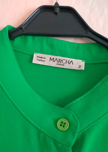 Yeşil Pilili Uzun Kollu Gömlek - Görsel 4