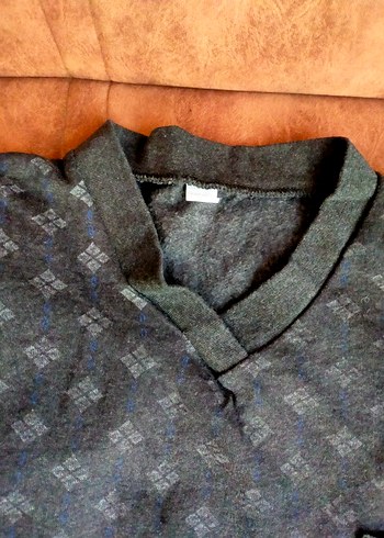 Erkek Kısa Kollu V Yakalı Desenli Pijama Takımı - Görsel 2