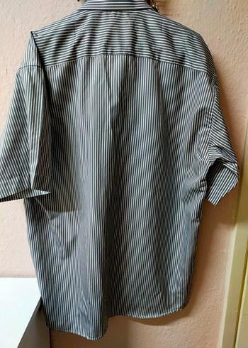 Düğmeli Kısa Kollu Erkek Gömlek - Görsel 6