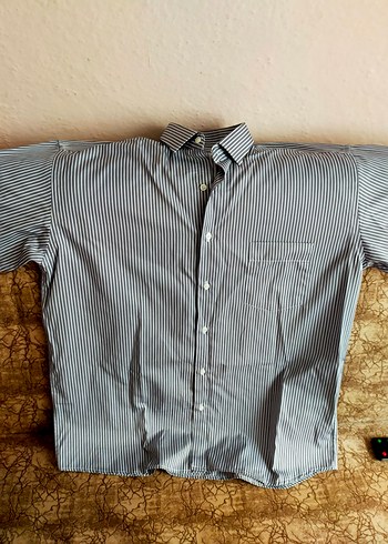 Düğmeli Kısa Kollu Erkek Gömlek - Görsel 4