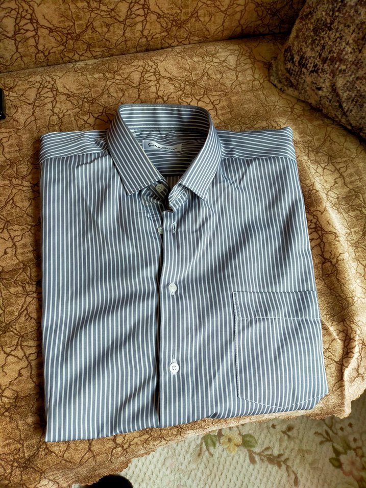 Düğmeli Kısa Kollu Erkek Gömlek - Görsel 3