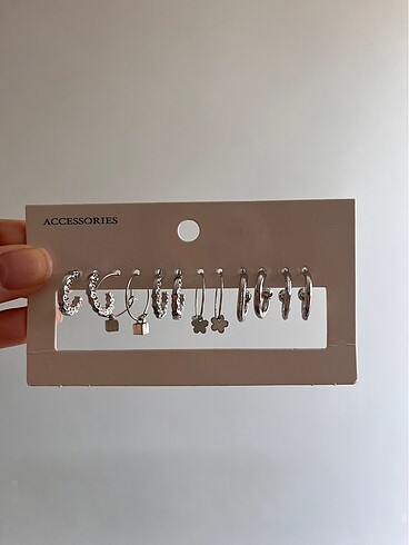 silver halka küpe