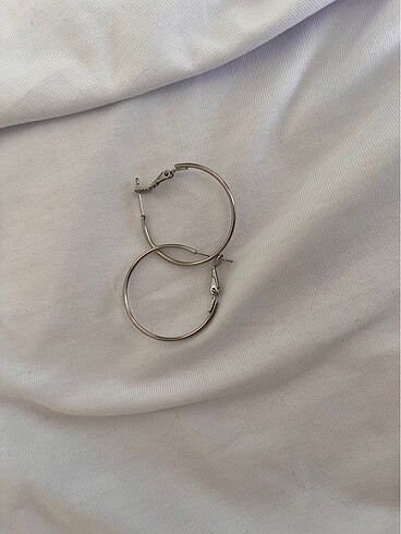 silver küçük halka küpe