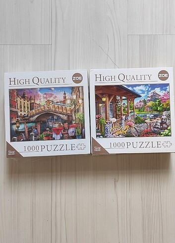 1000 Parça puzzle 