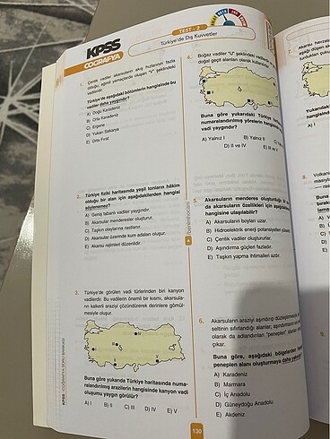 Beden Kpss Coğrafya Test Kitabı