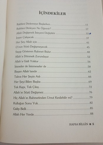  Rabbinî Dinle - Hafsa Bilgin