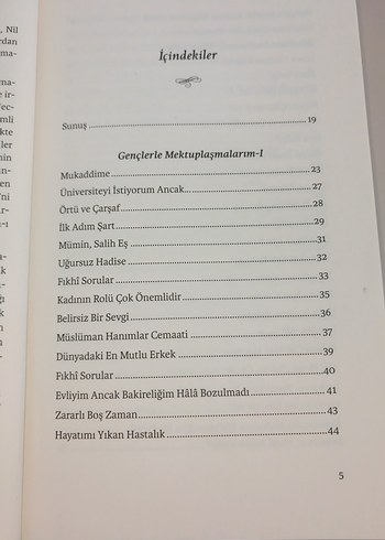 Gençlerle Mektuplaşmalarım Kitabı