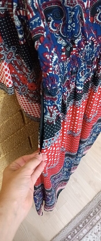 40 Beden Yazlık uçuş uçuş elbise