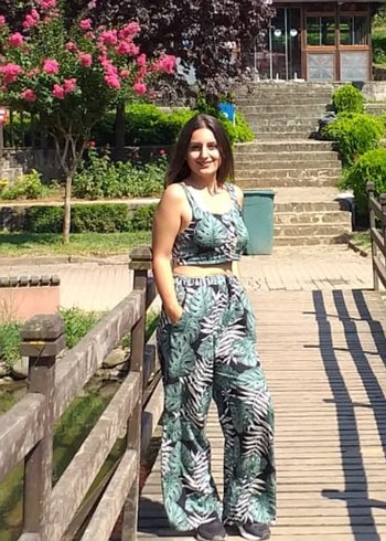 Diğer Yeşil Zebra Desenli Bohem Takım