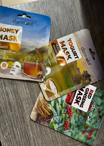 Dermokil Kırmızı Ginseng, Yoğurt ve Bal Maskeleri - Görsel 3