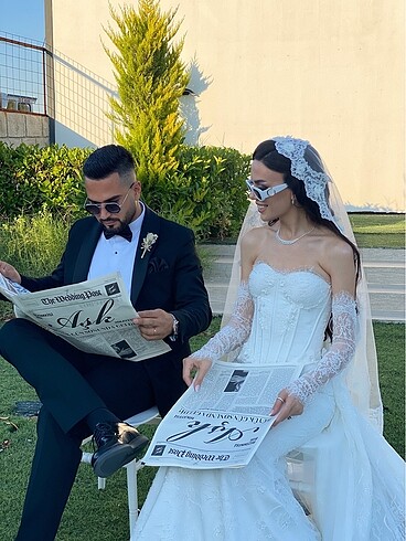s Beden beyaz Renk Gelinlik