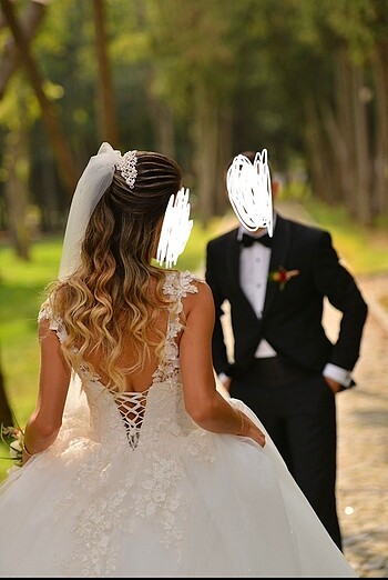 36 Beden Kendi tasarımım gelinliğim