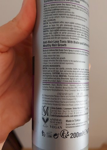 Urban Care Biotin & Kafein Saç Toniği - Görsel 2