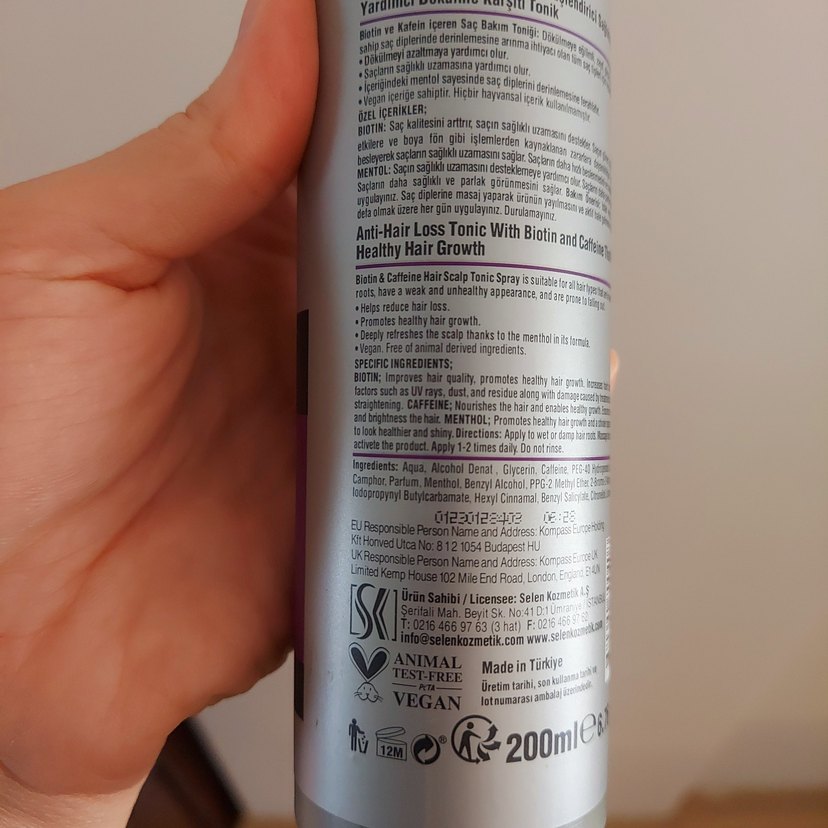 Urban Care Biotin & Kafein Saç Toniği - Görsel 2