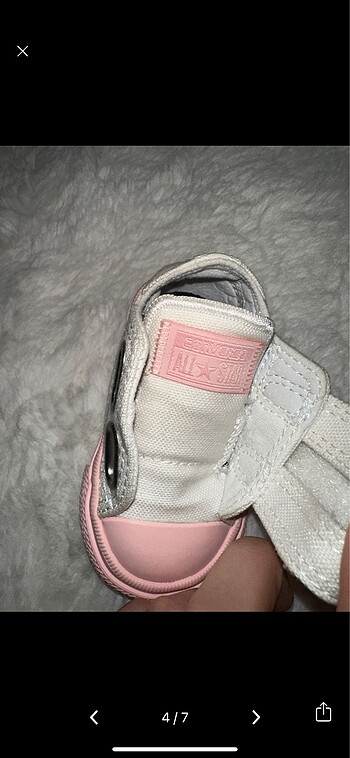 18 Beden beyaz Renk All star converse